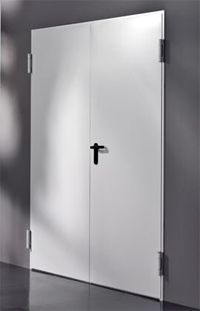 Usa metalica rezistenta la foc, 1200 x 2070mm, EI2 60, RAL 9010